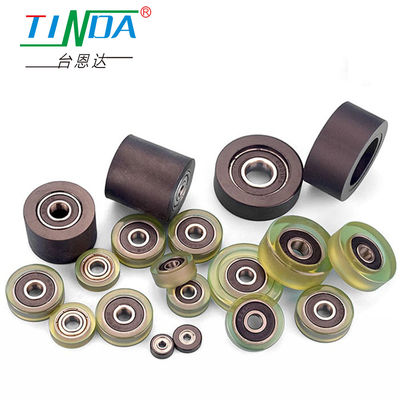 Tùy chỉnh Goma Roller Bearing Polyurethane bao phủ Bearings Rustproof