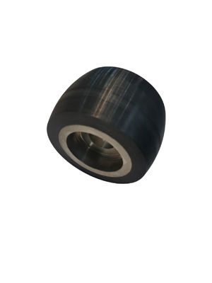 Động lực tải đen bánh xe AGV tải với vòng bi quả
