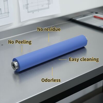 cao su không có dầu silicone dính silicone cuộn BlueRoller được thiết kế cho phòng không bụi