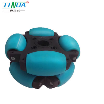 Bánh xe đa hướng AGV màu đen cho hiệu suất cao