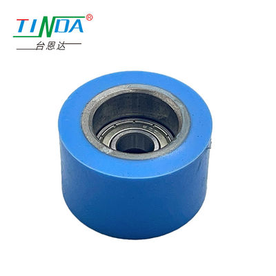 TINDA cao su polyurethane bánh xe cuộn được sử dụng trong gỗ bên sơn máy cát