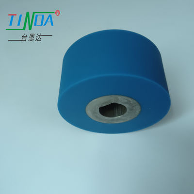 Lớp hai cứng khác nhau PU cao su cuộn bánh xe cho máy đóng gói thực phẩm