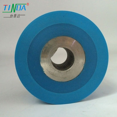 Lớp hai cứng khác nhau PU cao su cuộn bánh xe cho máy đóng gói thực phẩm