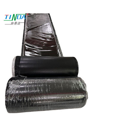 Kháng nhiệt, dẫn điện silicone tấm màu đen với vải