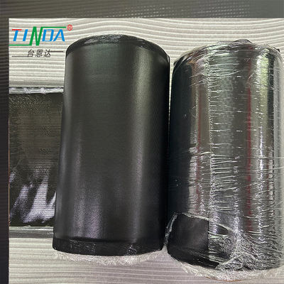 Kháng nhiệt, dẫn điện silicone tấm màu đen với vải