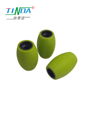 Gỗ polyurethane linh hoạt Mecanum bánh xe thép không gỉ lõi tiếng ồn thấp Grip mịn