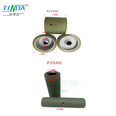 Chống mòn P5550K P2580K bánh xe kéo Máy may công nghiệp Chiếc bánh xe kéo Vòng xoắn cao su