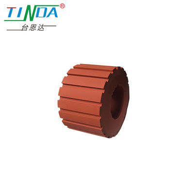 Tùy chỉnh mặc và chống trượt rãnh bánh xe silicone để sử dụng trong môi trường làm việc nhiệt độ cao