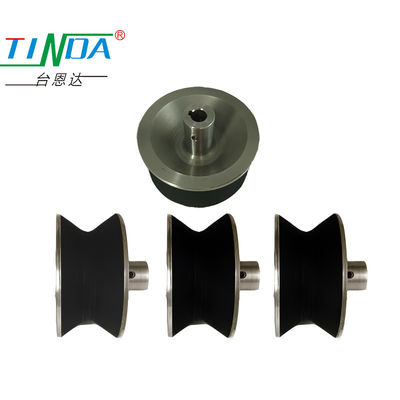 Ống lăn cao su màu V hình dạng tùy chỉnh cho robot tải trọng cao trên hướng dẫn di chuyển