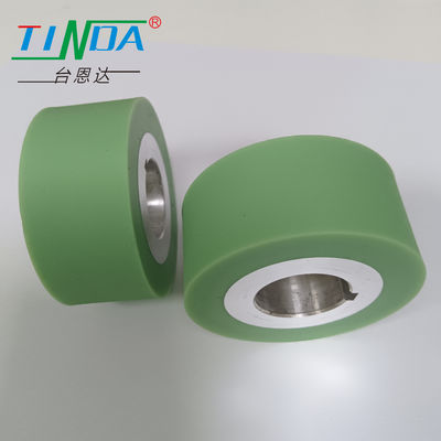 Chống nhiệt độ vòng hình trụ cao su bánh lăn bánh lăn may cho máy làm giấy