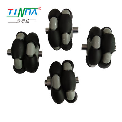 Đường kính tùy chỉnh Trọng lượng nhẹ Agv / Omni Wheel với Capacity Load Đen hoặc Màu tùy chỉnh