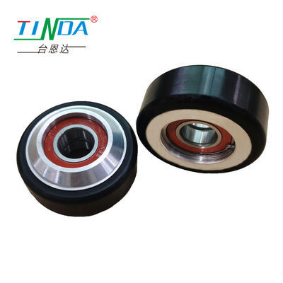 Vòng xoay cao su polyurethane elastomeric không tiếng động với lõi kim loại nhôm