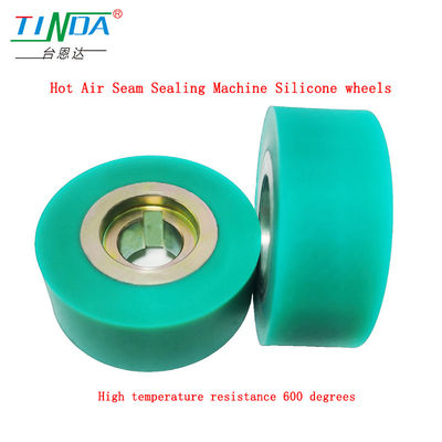 Ứng dụng tùy chỉnh chống nhiệt cao 350 bánh silicone màu xám cho YF 301 H H Khai máy niêm phong không khí nóng