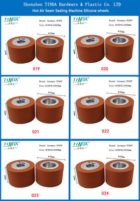 Chống nhiệt độ cao Vòng xích cao su cho Pfaff Nhiệt độ không khí nóng lên đến 750 độ C Chống áp suất cao