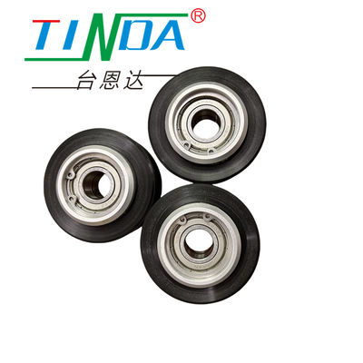 Xe tải nâng cao ga cao cấp có bánh xe cuộn cao su với nhiệm vụ nặng và nắm chặt tốt