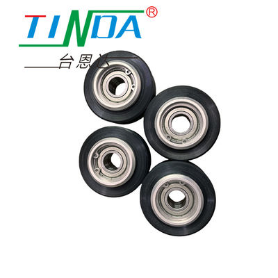 Xe tải nâng cao ga cao cấp có bánh xe cuộn cao su với nhiệm vụ nặng và nắm chặt tốt
