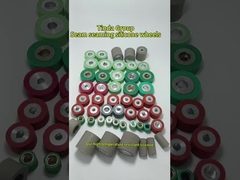 Máy niêm phong dây chuyền khí nóng cao su lên xuống bánh xe cuộn với giảm tiếng ồn