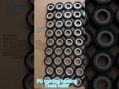 Đốm lăn cao su lõi nhôm tùy chỉnh với bề mặt polyurethane